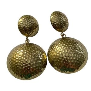 Earrings, 90’s retro Gold tone light weight.